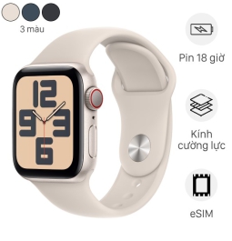 Apple Watch SE 2023 GPS 40mm viền nhôm dây thể thao - Chính hãng VN