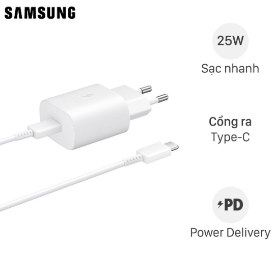 Củ Sạc Type C PD 25W Samsung EP-TA800N 