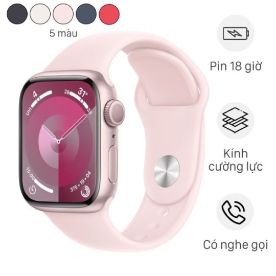 Apple Watch Series 9 GPS 41mm viền nhôm dây thể thao - chính hãng VN